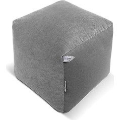 Happers Tex Square Bean Bag ar pildījumu Grey