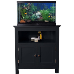 Finomenal Aquarium Stand with Solid Wood Frame and No Chipboard Support up to 20 Gallons Aquarium Stands Ideal for Aquarium Stands