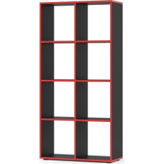 Vicco Scutum Room Divider Black/Red 72 x 143 cm