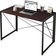 Dawoo Folding Computer Desk Table Modern Office Desk Space Saving PC Desk for Home Office Workstation 100cm(L) x 50cm(W) x 75cm(H)