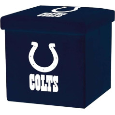 Franklin Sports NFL Team Licensed Storage Box with Removable Lid, 35.6 x 35.6 cm, Blue, 70015F35