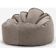 Lounge Pug , Mini Mammoth Interalli Bean Bag krēsls Biscuit Wool