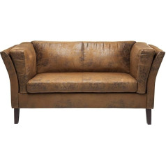 Kare Двухместный диван Design Canapee Vintage Eco Sofa, ткань, коричневый