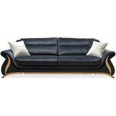 Jv Möbel Sofa Couch Cushion 3 Seater Faux Leather Sofa Couchen Seat Set Design