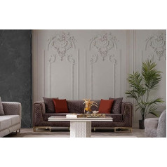 Jv Möbel Taupe sofa 3 vietų Mud Couchen Sofa pagalvėlė 3 vietų baldai