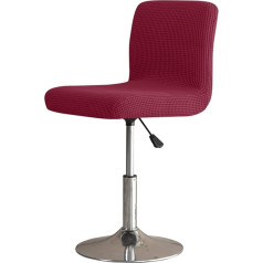 Rtsfkfs Bāra krēslu pārvalki bāra krēslu krēslu pārvalkiem Komplekts 2 / 4 / 4 / 6 / 8 Stretch Bar Stool Covers Biezs mīksts plīša datora biroja krēsla pārvalks universālajam Boss Swivel krēsla pārvalkam (krāsa: #15, S)