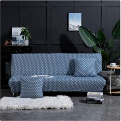 GUOCU Žakarda dīvāna pārvalks bez roku balstiem Elastīgs trikotāžas dīvāna pārvalks dīvānam, krāsa 17,1 sēdvieta (195-225 cm)