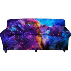 Chaqlin Starry Sky Print Stretch Chair Sofa Slipcover Universal Elastīga mēbeļu aizsarglīdzeklis Dirtproof Pet Kids Dog Cat Sofa Slipcover 3 Seater Keep Clean