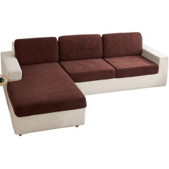 Chnshome Dīvāna sēdekļa spilvena pārvalks L formas dīvāna pārvalks Stretch Sofa Throw Ūdensnecaurlaidīgs dīvāna pārvalks Spilvenu pārvalks Aizsargapvalki Dīvāna sēdekļu pārvalki