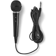 Nedis MPWD01BK Microphone / 5m / Black