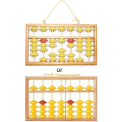 Chinesischer 7-reihiger Abakus 7-spaltiger Abakus Rechner Mathematik Lehrmittel Lernspielzeug Für Kinder Für Schüler Lehrer Mathematikunterricht Geometrische Rätsel Für Kinder Alter Von 4-8