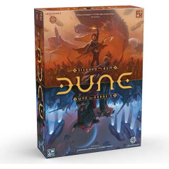 Kāpas: War for Arrakis Core Box galda spēle - galda miniatūru stratēģiskā spēle ar asimetrisku spēlēšanu bērniem un pieaugušajiem, vecums 14+, 1-4 spēlētāji, 120 minūšu spēles laiks, Ražotājs: DUNNEON, DUNNEON