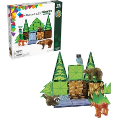 Magna-Tiles - Meža dzīvnieki 25 gabaliņu komplekts - (90224)