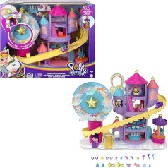 Polly Pocket Pollyville Varavīksnes vienradzis Jautrais atrakciju parks