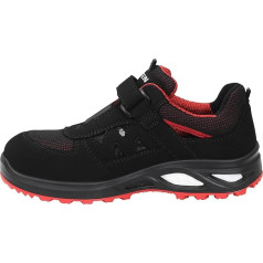 ELTEN Hannah XXTL Black-red Easy ESD S1P Moteriški apsauginiai batai Tekstiliniai batai Steel Toe Cap Lengvi sportiniai juodi/raudoni