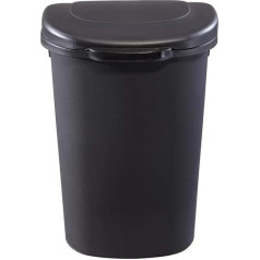 Rubbermaid 1843024 Mülleimer mit Touch-Top Deckel, für Zuhause, Küche und Badezimmer, 33 litrų, Schwarz, Kunststoff, 13 galonų