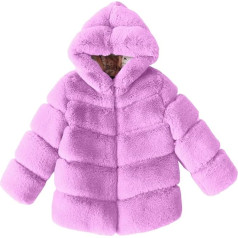 UnoSheng Ziemas lietus mētelis toddler jaka rudens Modes ziemas toddler flīsa apkakle Soild jakas Silts Hooded vilnas jaka ar kapuci Coats Crop Pullover Teenager