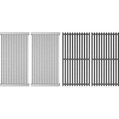 Grill-Emitterplatte und Gusseisen-Grillrost, Ersatzteile für Charbroil, 2-teiliges Set