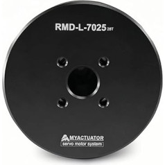 MyActuator RMD-L-7025-28T (CAN) 24V 150W bez sukas līdzstrāvas servomotors ar zemu apgriezienu skaitu un augstu griezes momentu 1,6 Nm ar 14 bitu kodētāju automašīnas kardānam