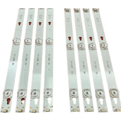 AQXYYYWEI LED gaismas diodes priekš 55UD6216 55UD6236 55UD6206 55UD6206W (Krāsa : 40 gab., 5 TV)