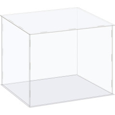 avotu karte Clear Acrylic Display Cabinet Dustproof 31 x 26 x 26 cm kolekciju priekšmetiem