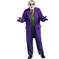 Generique - Joker Men's Costume The Dark Knight Licensed Product Purple/Green