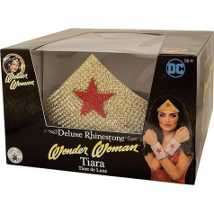 Rubie's Costume Co. Wonder Woman dāmu diadēma, ar mirdzošiem akmentiņiem, daudzkrāsaina, viens izmērs