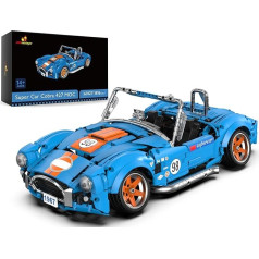 JMBricklayer Technik Automašīnu konstruktori, 60127 Technic automašīnu stiprinājuma klucīši pieaugušajiem vīriešiem, auto modelis zēniem no 10-16 gadiem, super sporta automašīna, rotaļu automašīna