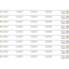 ZockZ priekš D55A561U D55A558U 55U6500C 55U65EBC LIGHT BAR 4C-LB5506-HR1 55E5800 55HR330M06A1 Gaismeklis LVU550NDEL (Krāsa : 10 komplekts)