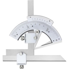 TAITUS Universal-Winkellineal 0-320 Grad Edelstahl Winkelmessgerät Winkelmesser Winkelmessgerät Winkelmessgerät