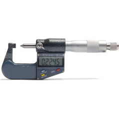 Einpunkt-Digitalmikrometer 0-25 mm/0,001 Sonde 60 Grad Zoll/mm Klingenspitze Brobe Kalibra suporti Mesauring Tools