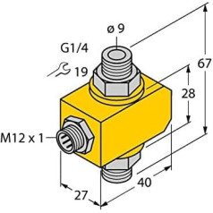 6870629-FCI-D10A4P-NA-H1141,Strömungsüberwachung Inline-Sensor