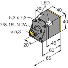 4280410-NI35U-CK40-ADZ30X2-B1131,Indukt.Sensor m. erhöhtem Schaltabstand uprox®