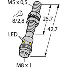 4608740 - BI1 EG05 AN6X V1331, INDUKTĪVAIS SENSORS