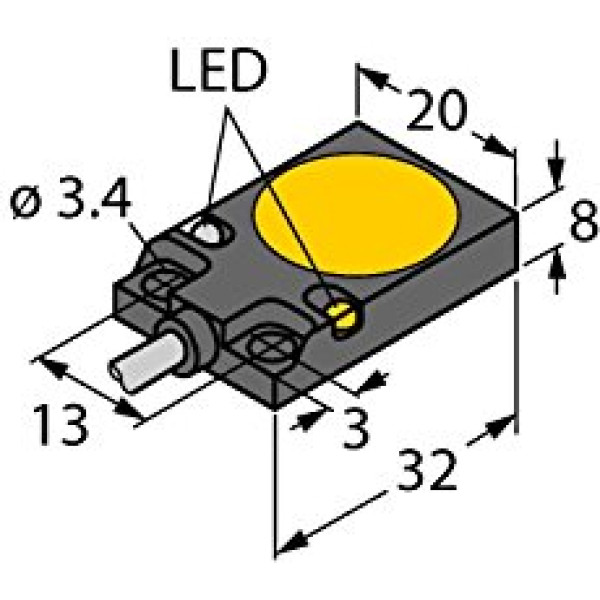 Turck Induktivitātes sensors NAMUR BI5-Q08-Y1X