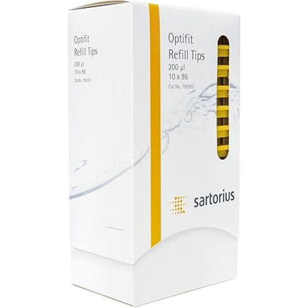 Sartorius 790352 Biohit uzgaļi, 0,5-350 µL, uzpilde 10 x 96 (iepakojumā 960 gabali)