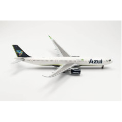 Herpa Azul Airbus A330-900neo Azul Sem Fim Scale 1:200, lidmašīnas modeļu izgatavošana, lidmašīnas modelis kolekcionāriem, miniatūras dekorācijas, lidotājs ar plastmasas pamatni