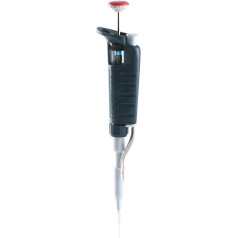 Gilson CF-0175 Pipetman P10G vienkanāla pipete, 10 μl, sarkanā/zilā krāsā