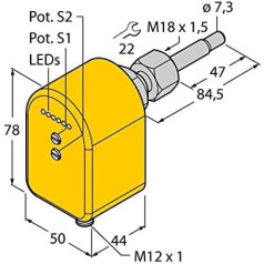 6870280-FTCST-A4P-2AP8X-H1140, FTCST sērijas plūsmas sensors ar brīvu izlīdzināšanu