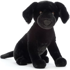 Pippa Melnais labradors - garums: 23 cm x platums: 11 cm x augstums: 24 cm