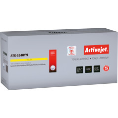 Effiki Activejet atk-5240yn toneris (rezerves kyocera tk-5240y; augstākais; 3000 lappuses; dzeltens)