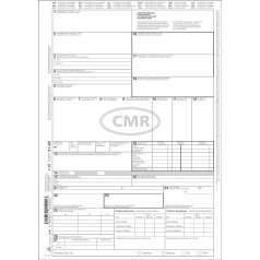 RNK - 2100 CMR Krovinio laiškas į tarptautinį kelią Güterverkehr, 4 vnt., DIN A4