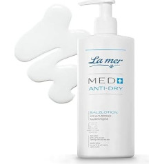 La mer MED+ Anti-Dry Salt Lotion - ādu nomierinošs ķermeņa losjons ļoti sausai ādai - mazina apsārtumu un niezi - psoriāzes vai neirodermīta kopšanai - palīdz ādas lobīšanās gadījumā - 200 ml