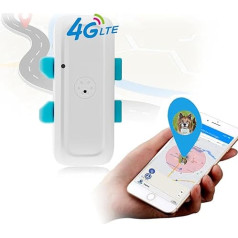 Zeerkeer Dog GPS tracker, 4G LTE Dog Tracker, 700 mA gaidīšanas režīmā, 7 dienu GPS tracker suņiem, bez ABO iOS/Android App, Mini GPS tracker suņu apkakles, ūdensizturīgs IP66 suņu aksesuāri (TK911Pro-4G)