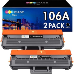 GPC Image Flex 106A Toneris saderīgs ar HP 106A lāzera MFP 135wg Melns toneris HP Laser 107w Toneris HP Laser 107a 107r MFP 135a 135r 135w 137fnw 135wg 137fwg 137fwg