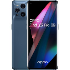 Oppo Find X3 Pro - Mobilais tālrunis 5G, 12 Go RAM + 256 Go, Ekrāns AMOLED 10 Bits 120Hz 6,7