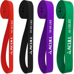 Acull Resistance Bands for Training, Pull Up Aid, Exercise Bands, Training Bands, Workout Bands, Resistance Band Set for Men and Women, Stretch Bands for Physical Therapy, Home Workout