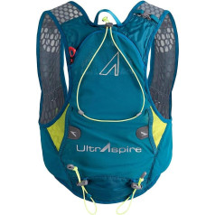 Ultraspire Alpha 4.0 Unisex Hydration Pack - 6 litrų talpos bėgimo liemenė su skysčio talpa, 2 x 550 ml UltraFlask ir 2 x 500 ml SoftFlask (parduodami atskirai)