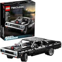 Lego Technic Fast and Furious Dom's Dodge Charger 42111 sacīkšu automašīnas būvēšanas komplekts, N1, 077 gab.