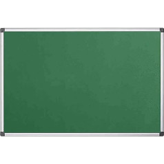 2 UR DOOR 60cm x 45cm Alumīnija rāmja filca ziņojumu dēlis birojam, skolai, guļamistabai, piemiņām un mājai (zaļš)